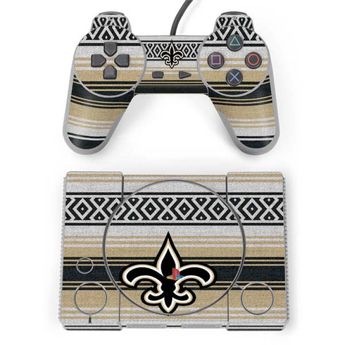 NFL New Orleans Saints Trailblazer PlayStation Classic Bundle Skin